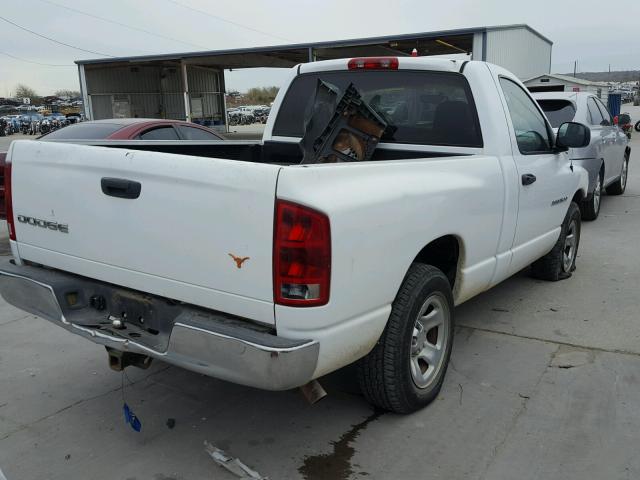 1D7HA16K62J262400 - 2002 DODGE RAM 1500 WHITE photo 4