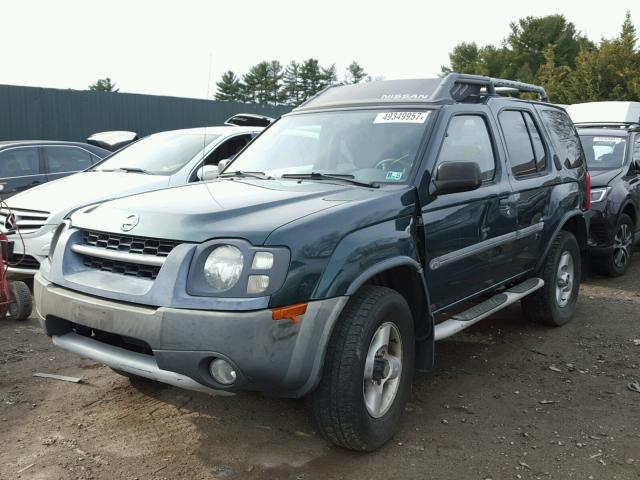 5N1ED28Y02C572991 - 2002 NISSAN XTERRA XE GREEN photo 2