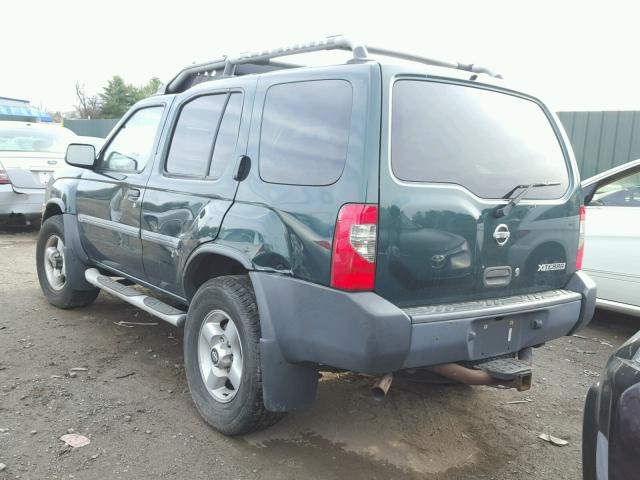 5N1ED28Y02C572991 - 2002 NISSAN XTERRA XE GREEN photo 3