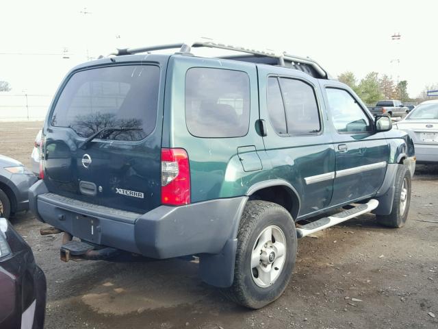 5N1ED28Y02C572991 - 2002 NISSAN XTERRA XE GREEN photo 4