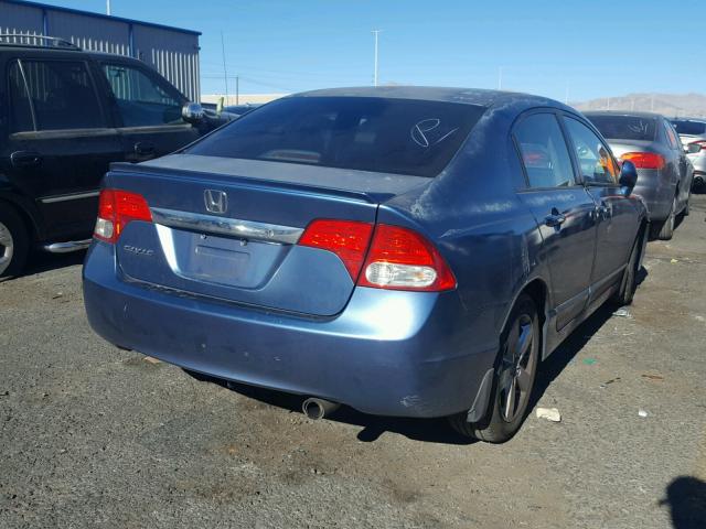 2HGFA166X9H507216 - 2009 HONDA CIVIC BLUE photo 4