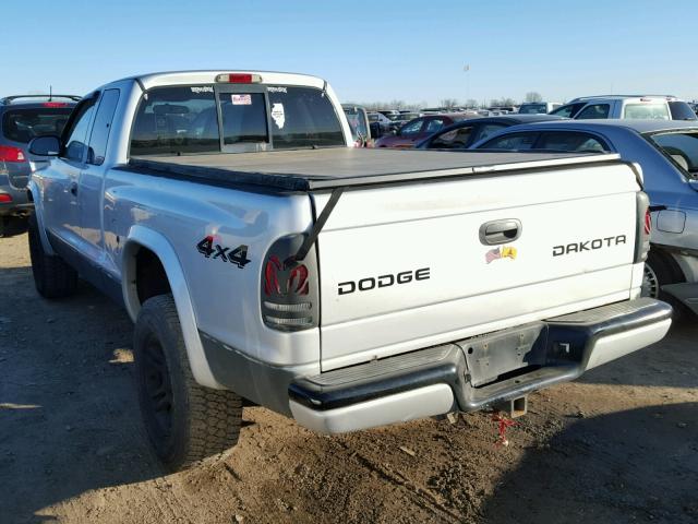 1D7HG32N93S215688 - 2003 DODGE DAKOTA SPO SILVER photo 3