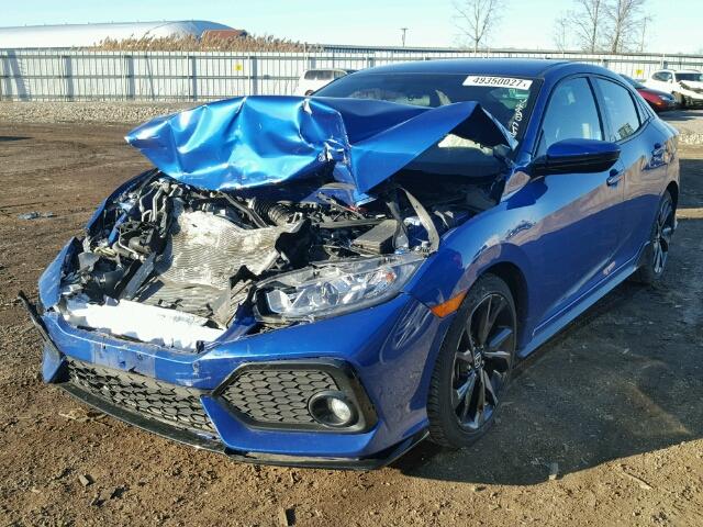 SHHFK7G47HU204392 - 2017 HONDA CIVIC SPOR BLUE photo 2