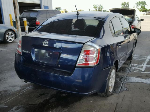 3N1AB61EX8L652122 - 2008 NISSAN SENTRA 2.0 BLUE photo 4