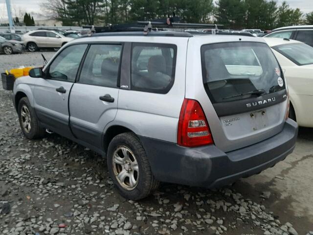 JF1SG63643G737047 - 2003 SUBARU FORESTER 2 GRAY photo 3