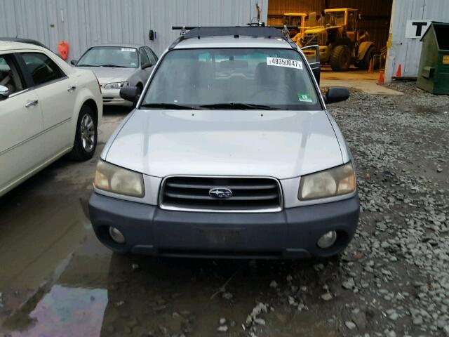 JF1SG63643G737047 - 2003 SUBARU FORESTER 2 GRAY photo 9