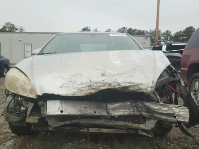 2G1WT58K769102617 - 2006 CHEVROLET IMPALA LT SILVER photo 9