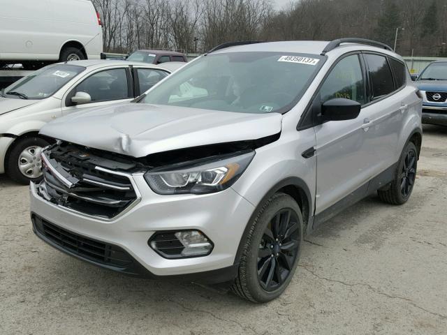1FMCU9GD8HUA37263 - 2017 FORD ESCAPE SE 银色 照片 2