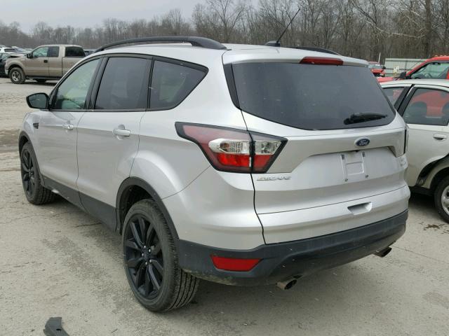 1FMCU9GD8HUA37263 - 2017 FORD ESCAPE SE SILVER photo 3