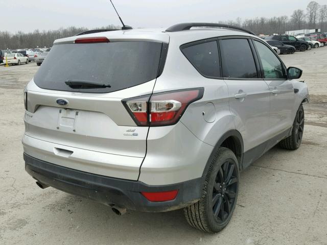 1FMCU9GD8HUA37263 - 2017 FORD ESCAPE SE SILVER photo 4