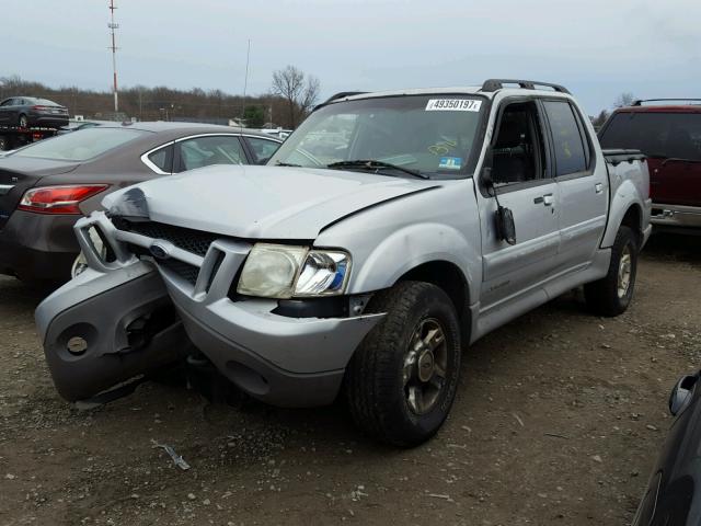 1FMZU77E71UC83668 - 2001 FORD EXPLORER S SILVER photo 2