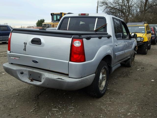 1FMZU77E71UC83668 - 2001 FORD EXPLORER S SILVER photo 4