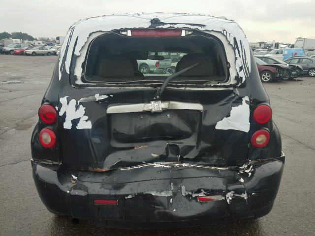 3GNDA13D67S552857 - 2007 CHEVROLET HHR LS BLACK photo 9