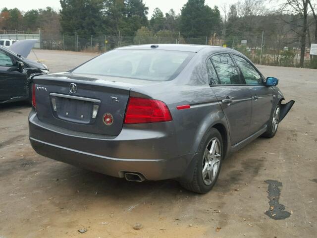 19UUA66276A005940 - 2006 ACURA 3.2TL GRAY photo 4