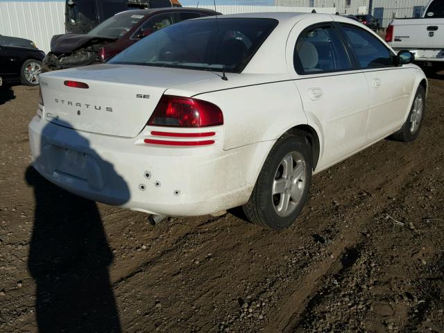 1B3EL46R92N167006 - 2002 DODGE STRATUS SE WHITE photo 4