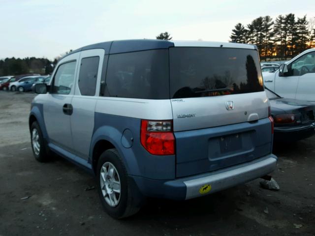 5J6YH17316L003427 - 2006 HONDA ELEMENT LX SILVER photo 3