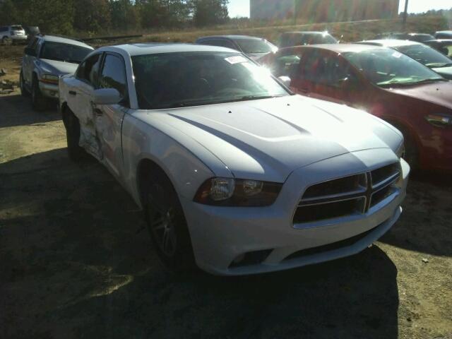 2C3CDXHG3DH555557 - 2013 DODGE CHARGER SX WHITE photo 1