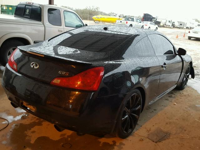 JNKCV64E28M115788 - 2008 INFINITI G37 BASE BLACK photo 4