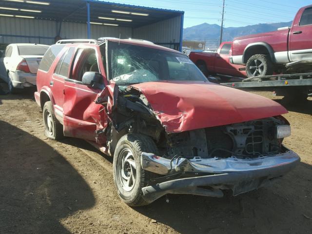 1GNDT13W6Y2309221 - 2000 CHEVROLET BLAZER RED photo 1