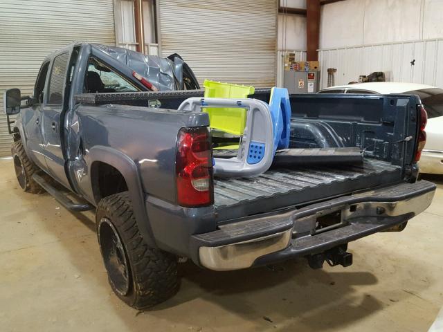 1GCHK23D07F131539 - 2007 CHEVROLET SILVERADO BLUE photo 3