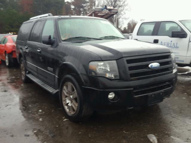 1FMFK20588LA80973 - 2008 FORD EXPEDITION BLACK photo 1