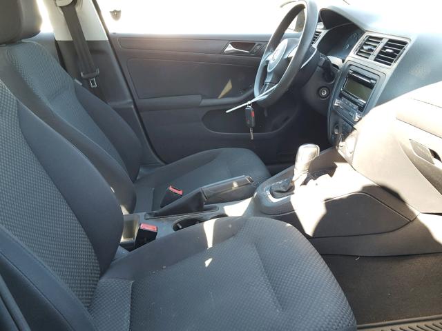 3VW2K7AJ3BM378197 - 2011 VOLKSWAGEN JETTA BASE GRAY photo 5