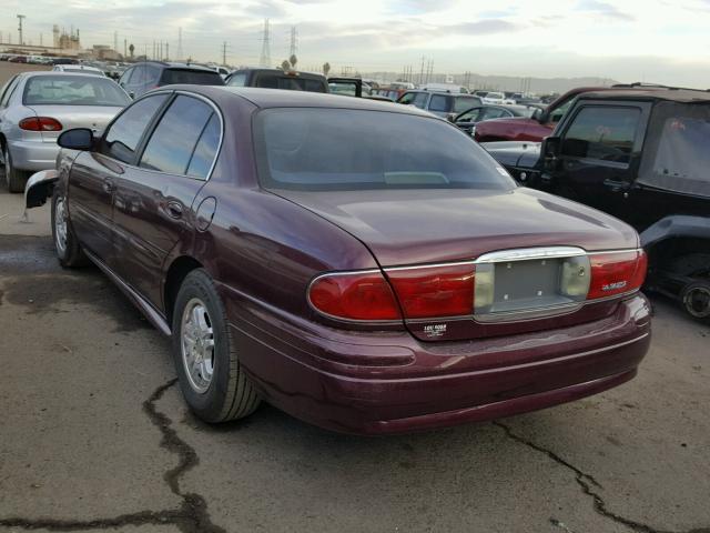 1G4HP52K444112109 - 2004 BUICK LESABRE CU PURPLE photo 3