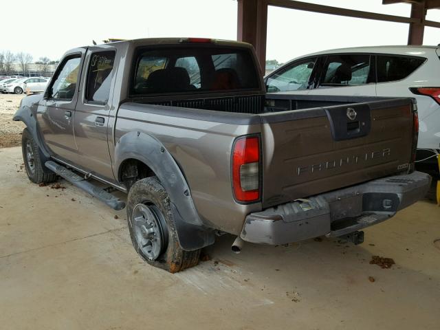 1N6ED27T93C425870 - 2003 NISSAN FRONTIER C TAN photo 3