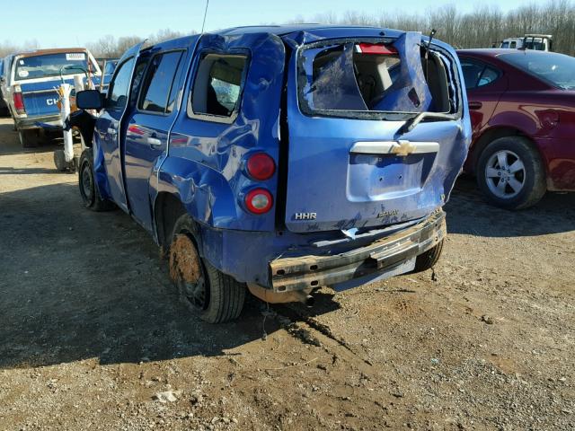 3GNDA13D06S613523 - 2006 CHEVROLET HHR LS BLUE photo 3