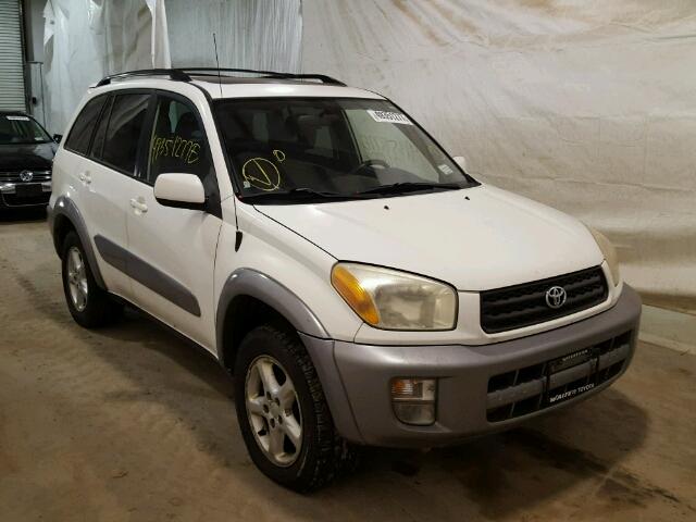 JTEHH20V016012081 - 2001 TOYOTA RAV4 WHITE photo 1