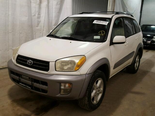 JTEHH20V016012081 - 2001 TOYOTA RAV4 WHITE photo 2