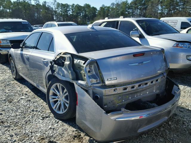 2C3CCAAG0GH307989 - 2016 CHRYSLER 300 LIMITE SILVER photo 3