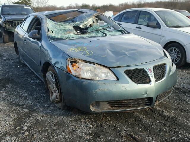 1G2ZG57B094183546 - 2009 PONTIAC G6 TEAL photo 1