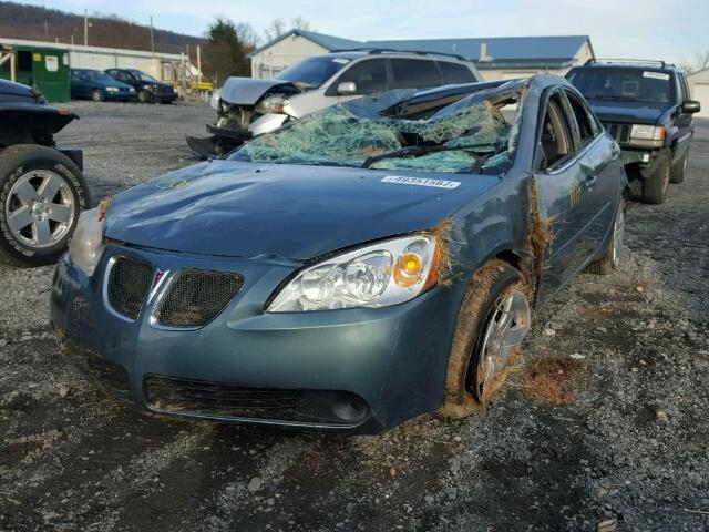 1G2ZG57B094183546 - 2009 PONTIAC G6 TEAL photo 2