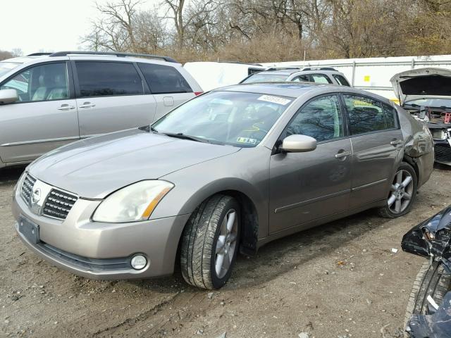 1N4BA41E04C882806 - 2004 NISSAN MAXIMA SE BROWN photo 2