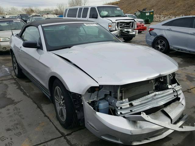 1ZVBP8EN6A5124668 - 2010 FORD MUSTANG SILVER photo 1