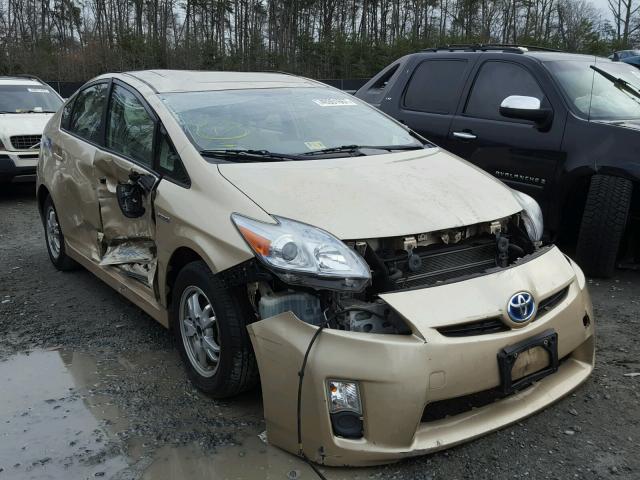 JTDKN3DU6A0149085 - 2010 TOYOTA PRIUS SILVER photo 1