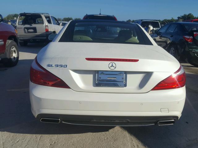 WDDJK7DA9DF010948 - 2013 MERCEDES-BENZ SL 550 WHITE photo 6