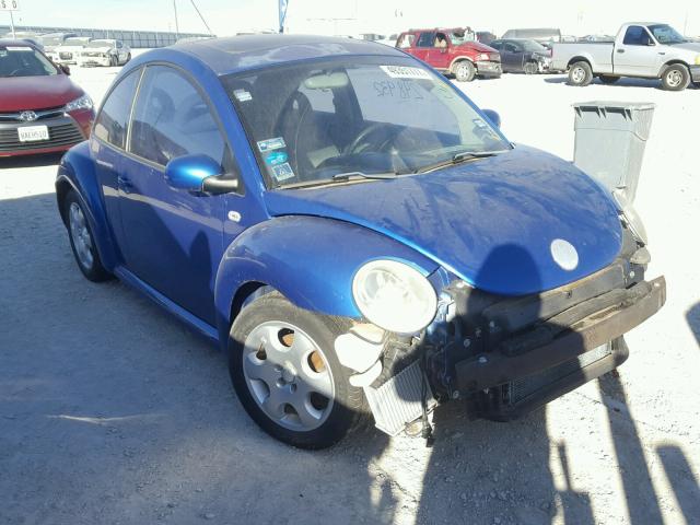 3VWCP21C32M422077 - 2002 VOLKSWAGEN NEW BEETLE 蓝色 照片 1