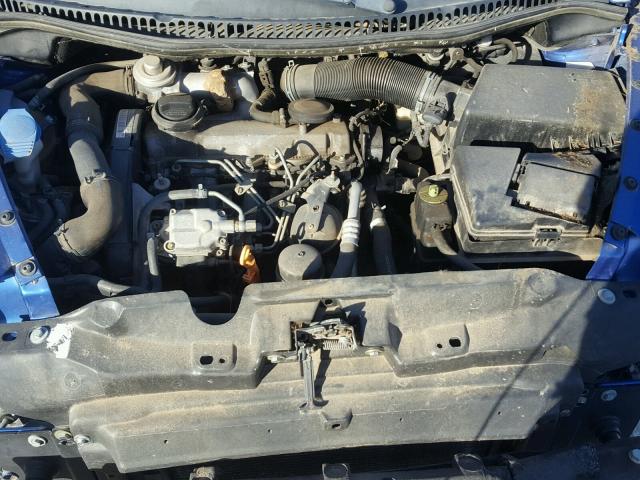 3VWCP21C32M422077 - 2002 VOLKSWAGEN NEW BEETLE 蓝色 照片 7