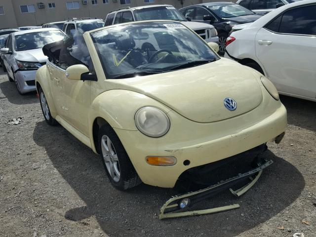 3VWCD31Y85M312589 - 2005 VOLKSWAGEN NEW BEETLE Sarı foto 1