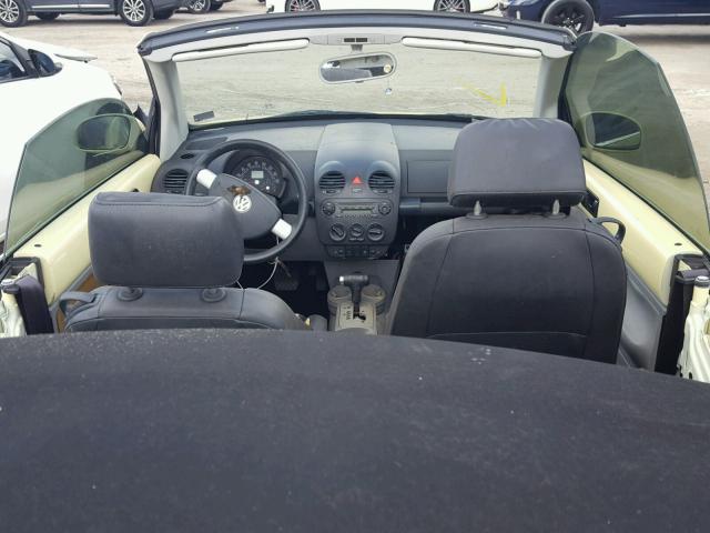 3VWCD31Y85M312589 - 2005 VOLKSWAGEN NEW BEETLE Sarı foto 9