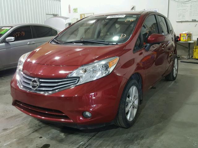 3N1CE2CP2FL396627 - 2015 NISSAN VERSA NOTE RED photo 2