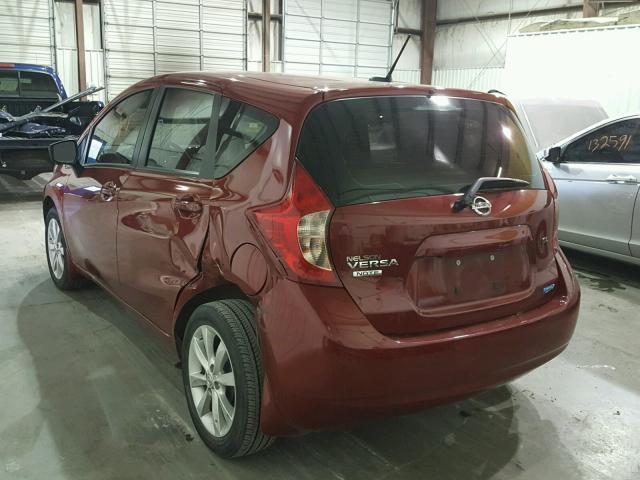 3N1CE2CP2FL396627 - 2015 NISSAN VERSA NOTE RED photo 3