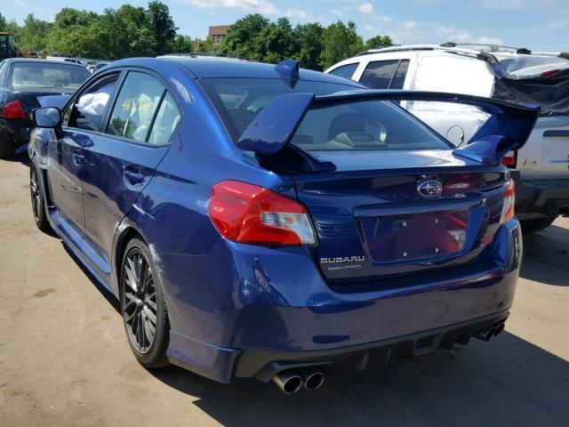 JF1VA2M66H9835918 - 2017 SUBARU WRX STI BLUE photo 3