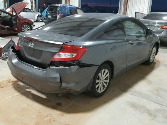 2HGFG3B0XCH528764 - 2012 HONDA CIVIC EXL CHARCOAL photo 4