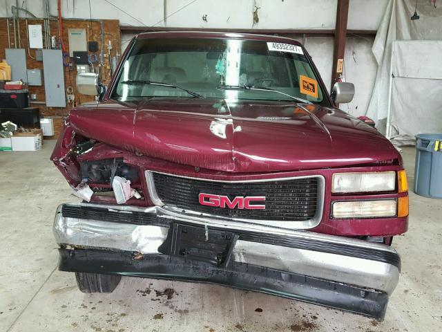 2GTEC19H3R1533151 - 1994 GMC SIERRA C15 MAROON photo 10