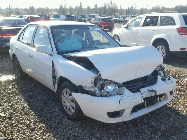 1NXBR12E32Z648713 - 2002 TOYOTA COROLLA CE WHITE photo 1