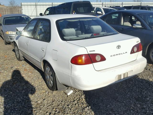 1NXBR12E32Z648713 - 2002 TOYOTA COROLLA CE WHITE photo 3