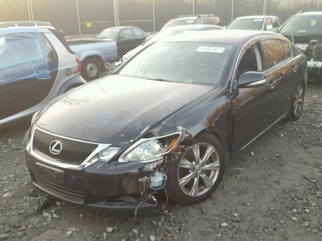 JTHCE1KS0A0026052 - 2010 LEXUS GS 350 BLACK photo 2